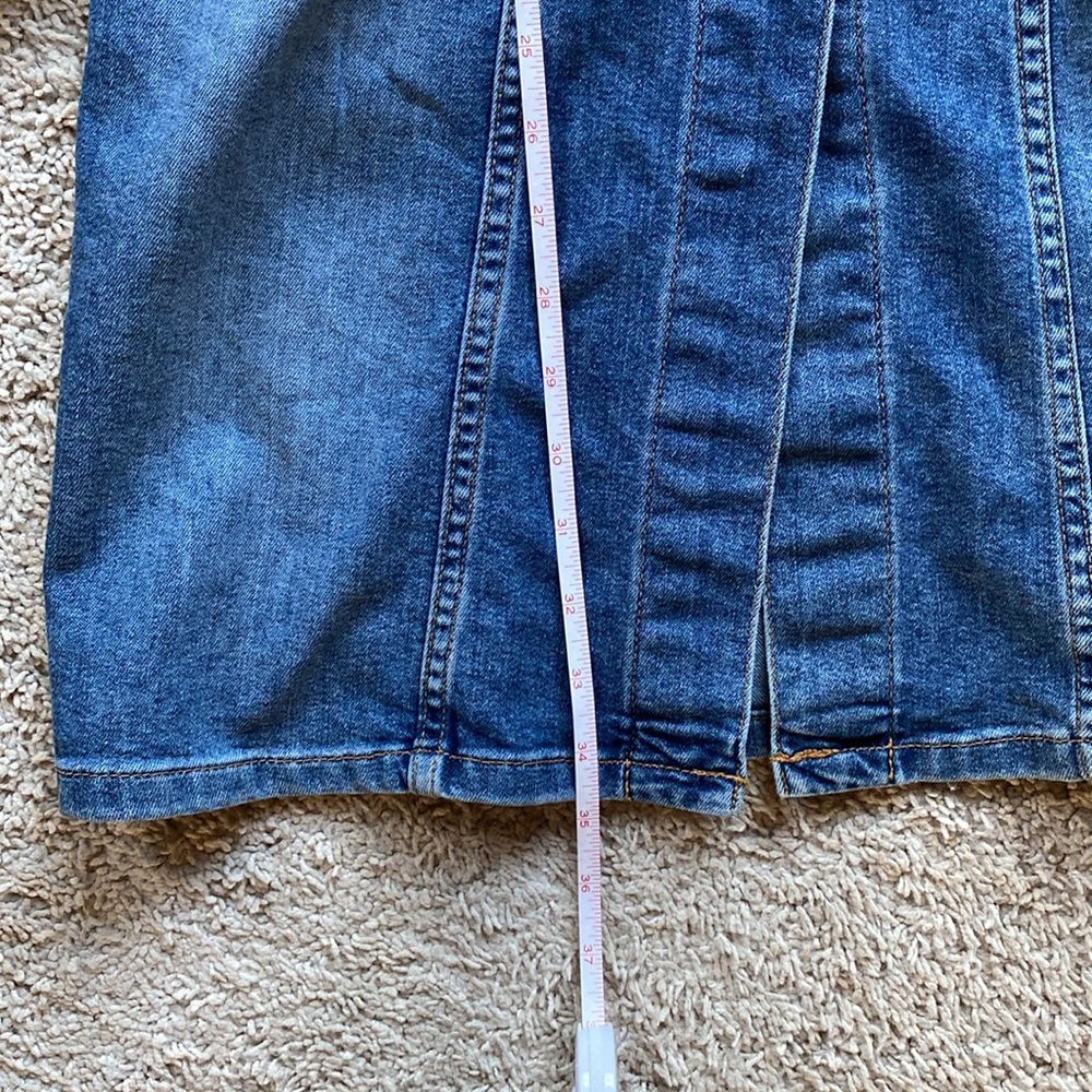 Vintage XOXO Denim button up dress coat - Picture 11 of 12